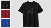 RUAH generated mockup - Duck Line Symbol Black T-Shirt