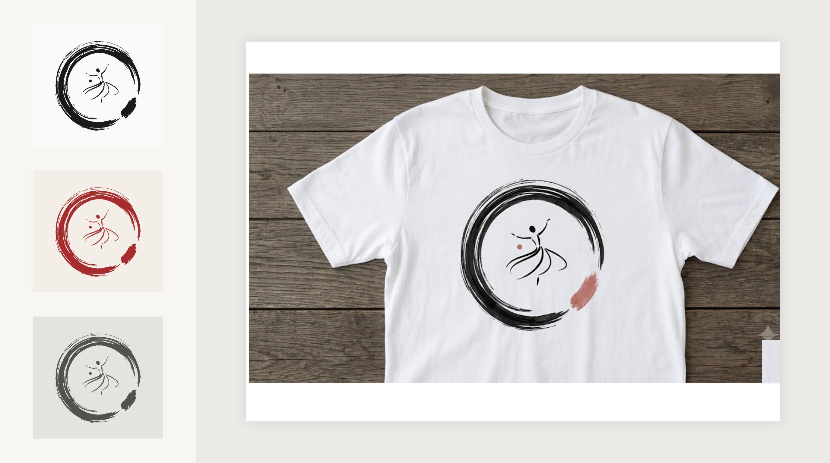 Sama Circle Sufi White T-Shirt voting shirt