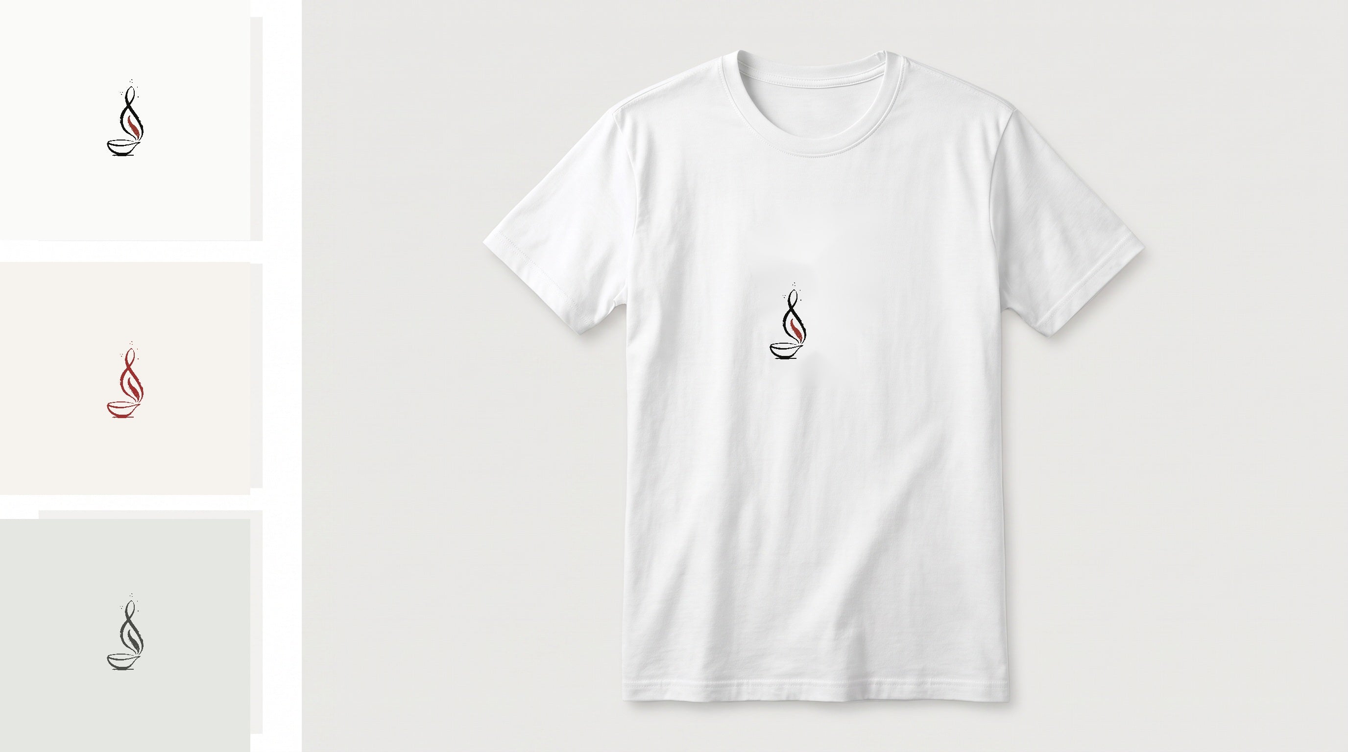 Sufi Flame Bowl White T-Shirt voting shirt